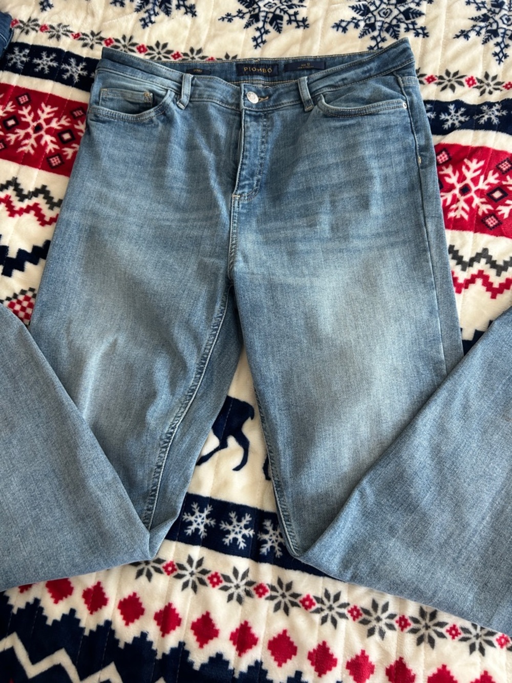 Piombo Light Blue Skinny Women's Jeans